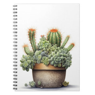 Carnet Plantes de cactus en pot