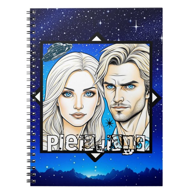 Carnet Pléiadien Extra Terrestres et OVNI (Devant)