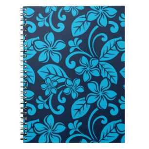 Carnet PLUMÉRIE DE L'ÎLE (Bleu x 2)