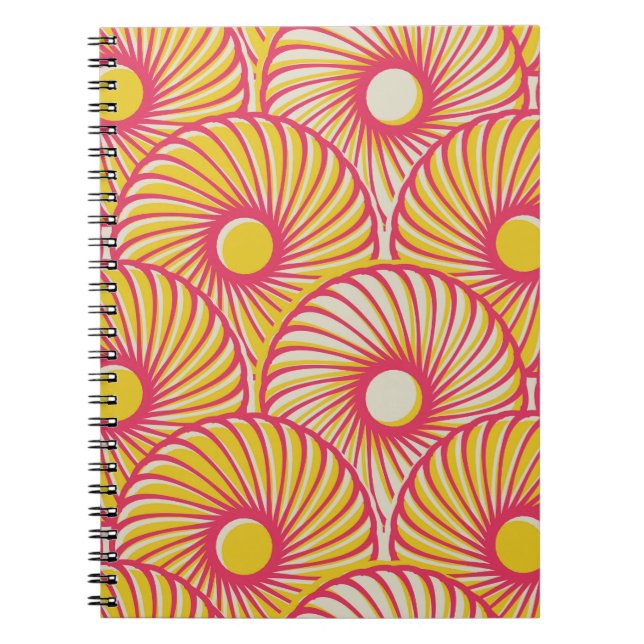 Carnet Plumes asiatiques, écailles rouge orangé, sans sou (Devant)