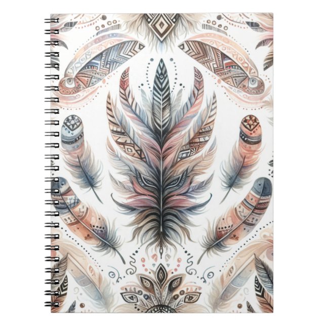 Carnet Plumes Féroces (Devant)