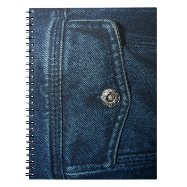Carnet Poche Denim Bleu (Devant)