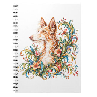 Carnet Podenco en fleurs