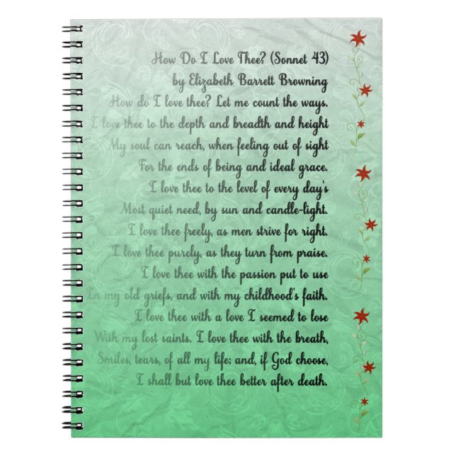 Carnet Poème comment font le thee d'amour d'I ? (Devant)