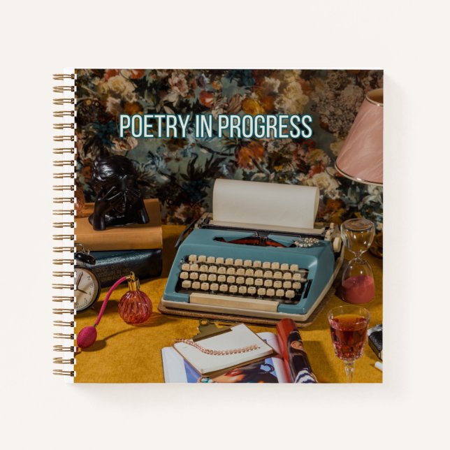 Carnet "Poetry in Progress" Hardcover Notebook (Devant)