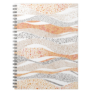 Carnet Pointillisme Wavy Polka : Doux Doux Textile