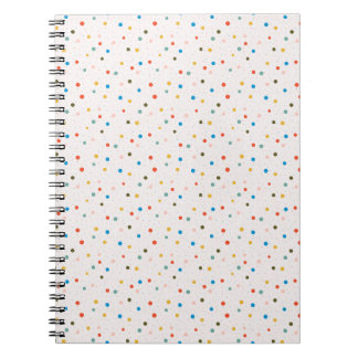Carnet Points peints colorés 