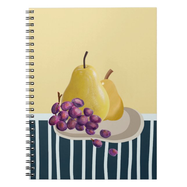 Carnet 'Poire fraîche' | art de la vie morte (Devant)