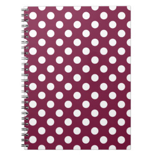 Carnet Pois blancs en Bourgogne