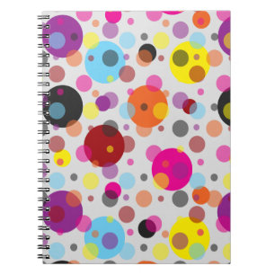 Carnet Pois coloré
