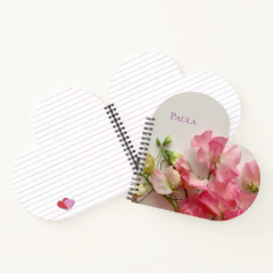 Carnet Pois doux rose frais