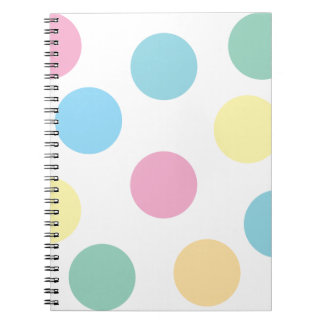 Carnet Pois multicolores