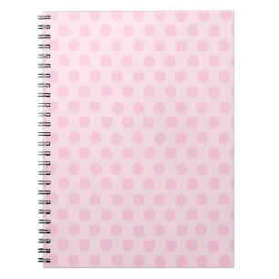 Carnet Pois rose
