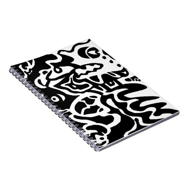 Carnet "Poisson" Art Abstrait (Côté Droit)