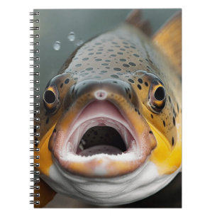 Carnet Poisson de truite arc-en-ciel