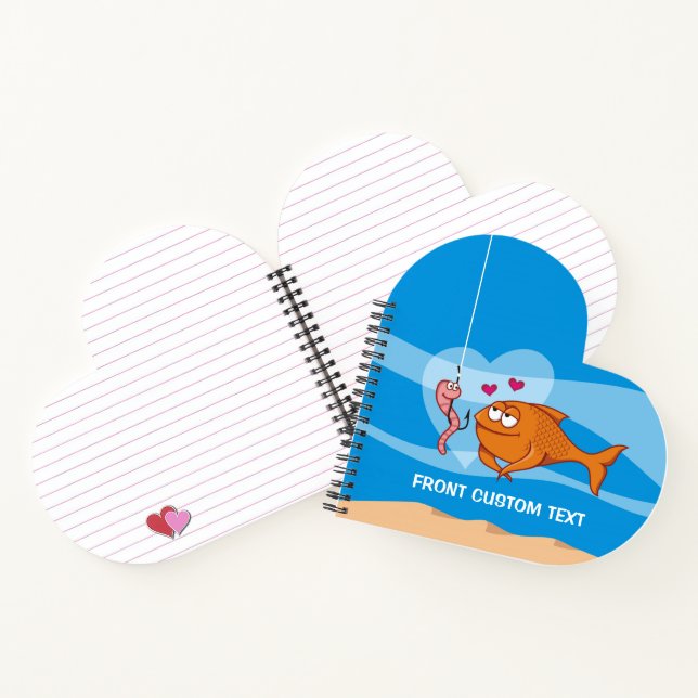 Carnet Poisson et appât en amour (Intérieur)