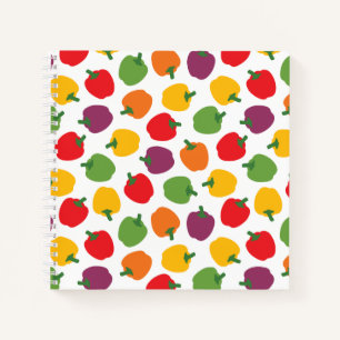 Carnet Poivrons Bell colorés