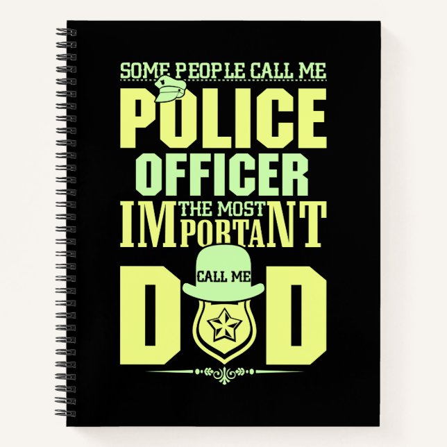 Carnet Police papa | Application de la loi | FÊTE DES PÈR (Devant)