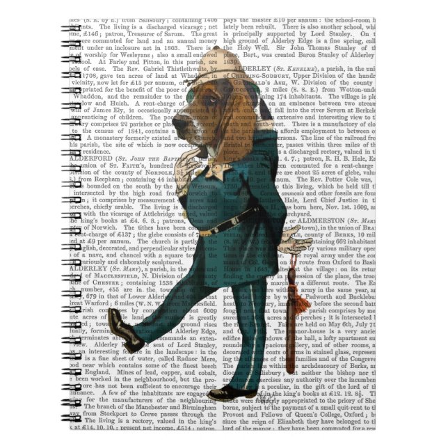 Carnet Policier de Basset Hound (Devant)