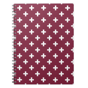 Carnet Polka blanche croise sur mûrier