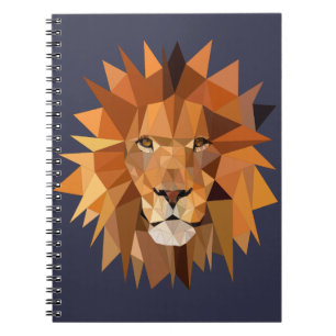 Carnet Polygon Lion Custom
