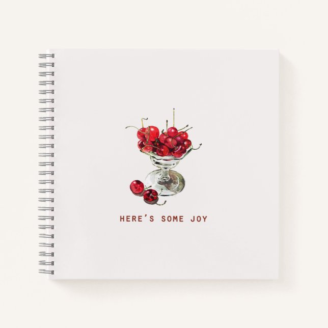 Carnet Pomegranate summer fresh fruit sweet  (Devant)