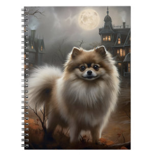 Carnet Pomeranian Halloween Épouvantable