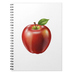 Carnet Pomme rouge fraîche