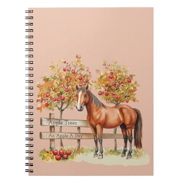 Carnet Pommiers à cheval (Devant)
