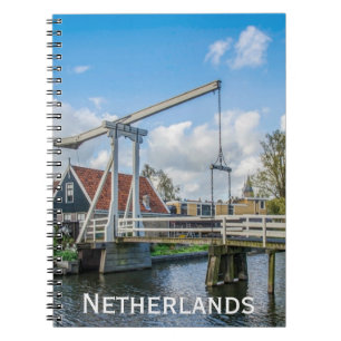 Carnet Pont hollandais en bois levant à Pays-Bas