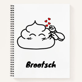 Carnet Poop in Love - Brootsch le PooPoo