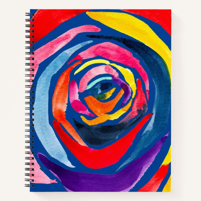Carnet pop art rose Abstrait (Devant)