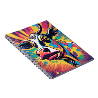 Carnet Pop Art: The Colorful Cow