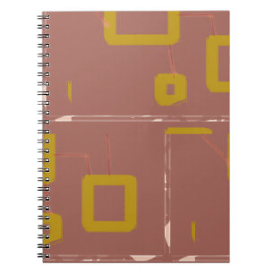 Carnet Popcorn Anime Stoneage Circuit Marron Géométrique