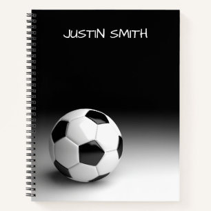 Carnet Portable Spiral Personnalisé À Balle De Football