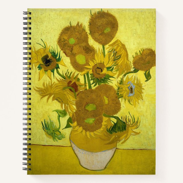 Carnet Portable Van Gogh Sunflowers (Devant)