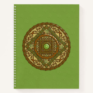 Carnet Portable Virgo Mandala Spiral