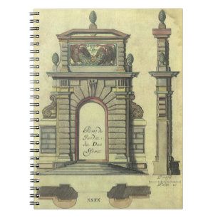 Carnet Porte de jardin vintage, architecture de la Renais
