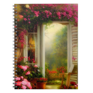 Carnet Porte du jardin de roses