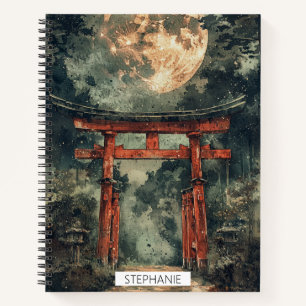 Carnet Porte du temple vermillon Encre aquarelle (3)