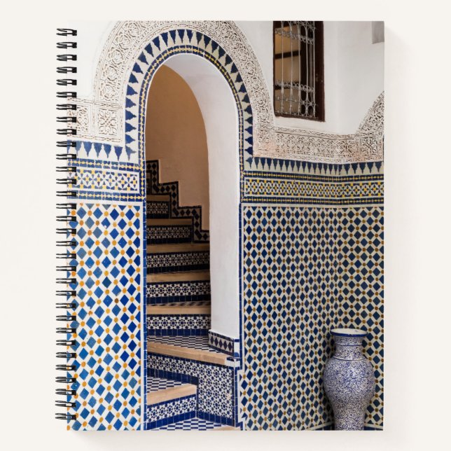 Carnet Porte marocaine carrelée (Devant)