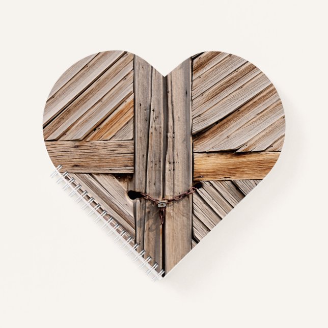 Carnet Portes en bois verrouillées (Devant)