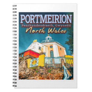 CARNET PORTMEIRION - PENRHYNDEUDRAETH GWYNEDD NORTH WALES
