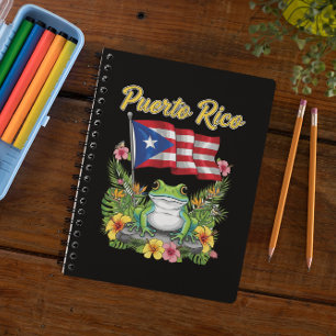 Carnet Porto Rico Coquí Frog Boricua Pride