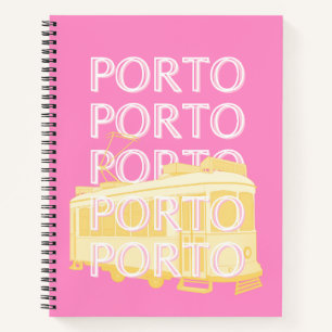 Carnet Porto Travel Art, Portugal, Rose