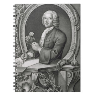 Carnet Portrait de 1710-70) engrav de Georg Dionysius