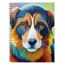 Portrait de chien mignon coloré près