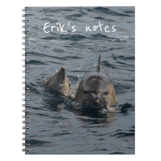 Carnet Portrait de dauphins en gros plan, Tasmanie, Austr