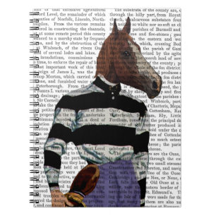 Carnet Portrait de jockey de course de chevaux