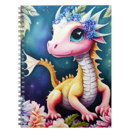 Carnet Portrait de l'espace floral du Dragon de bébé
